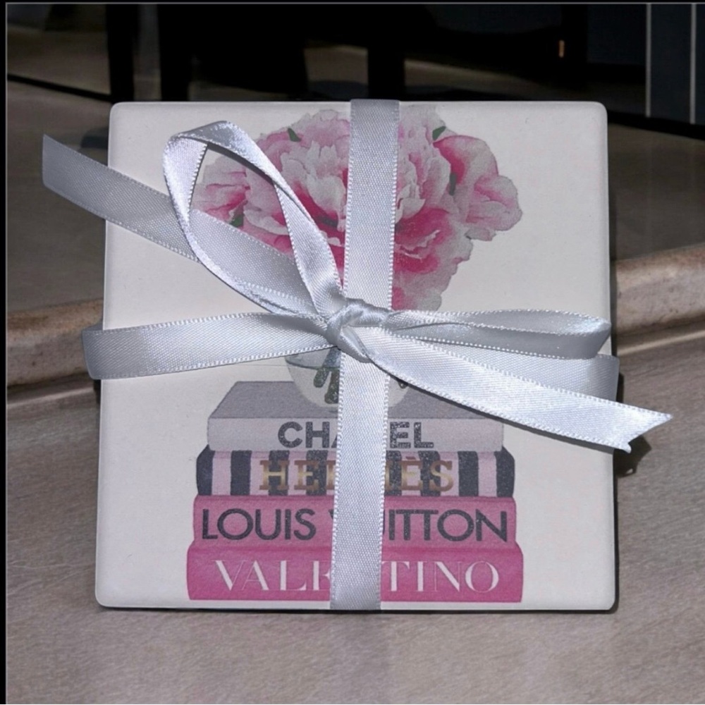 Amanda Greenwood 4pc inspired Assorted Ceramic Coaster Set